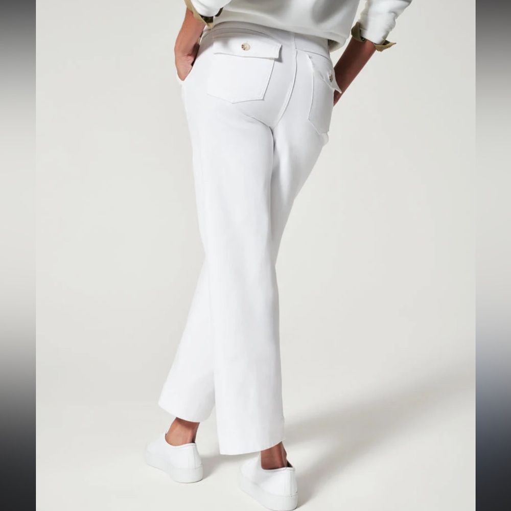 SPANX X REVOLVE Stretch Twill Cropped Wide Leg Pant in Bright White
NWT - Picture 2 of 8